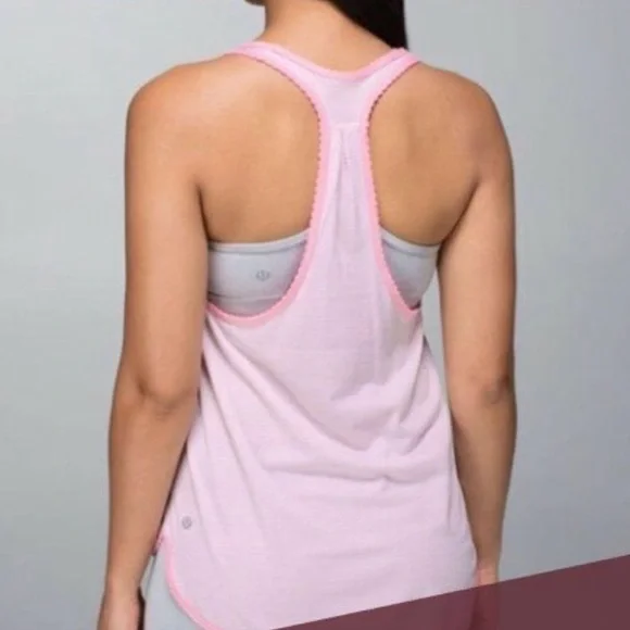 Lululemon Pink Racerback Tank Top - Picture 1 of 4